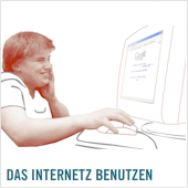 Gillian am PC: Das Internet benutzen.