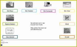 Klick auf das Bildschirmfoto startet das Lernprogramm Erste Schritte am Computer in einem neuen Fenster Klick auf das Bildschirmfoto startet das Lernprogramm Erste Schritte am Computer in einem neuen Fenster